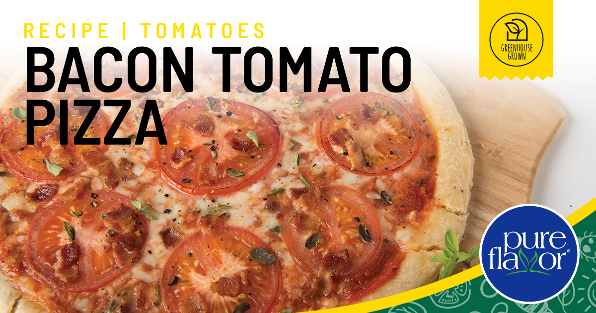 Bacon Tomato Pizza | Pure Flavor®