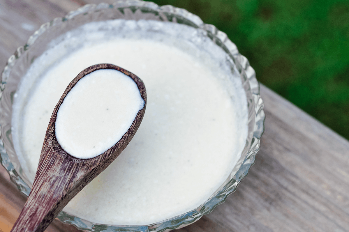 White Alfredo sauce