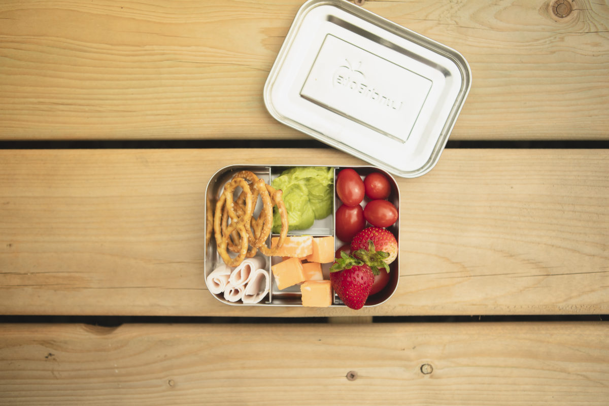 Bento Box with fruits and veggies
