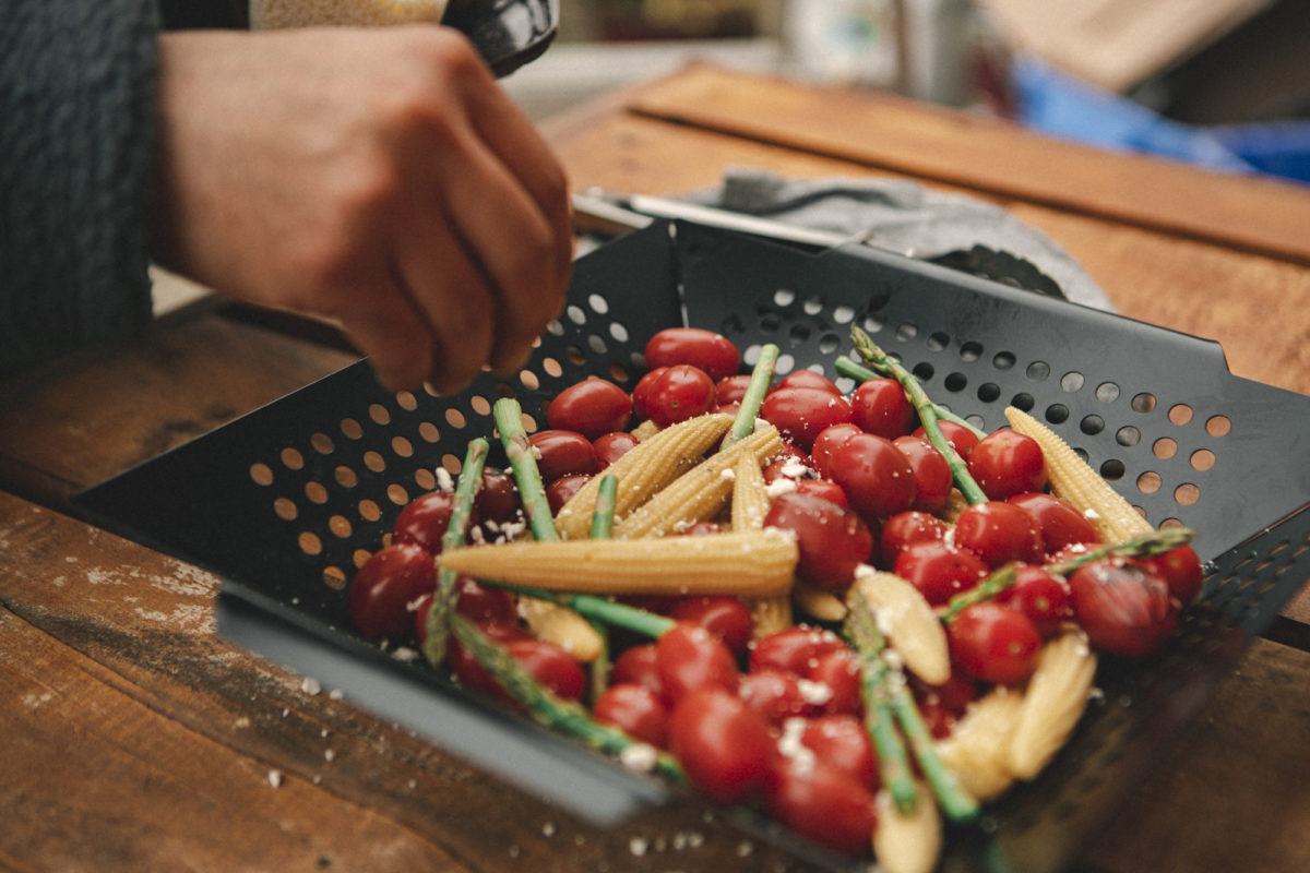 Seasoning tomatoes