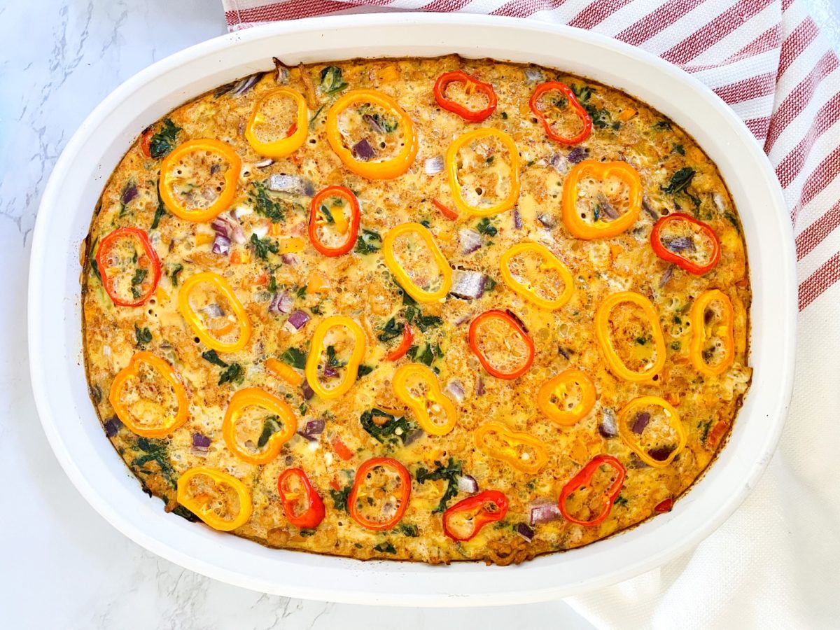 Baked breakfast casserole