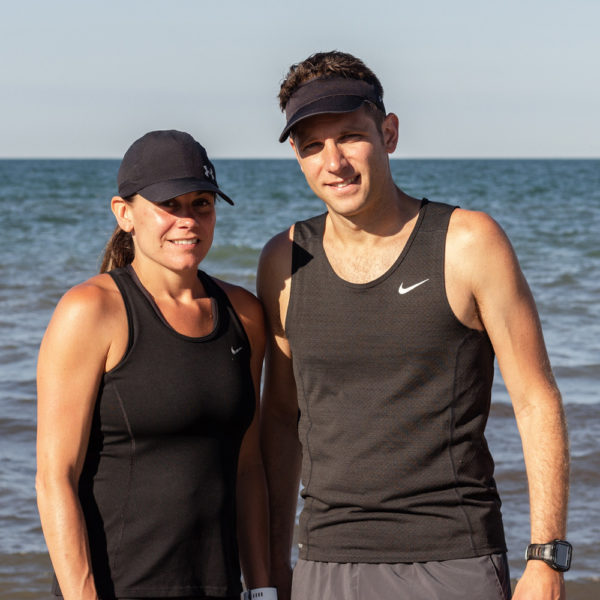 Jeff & Stephanie Moracci After a Morning Run