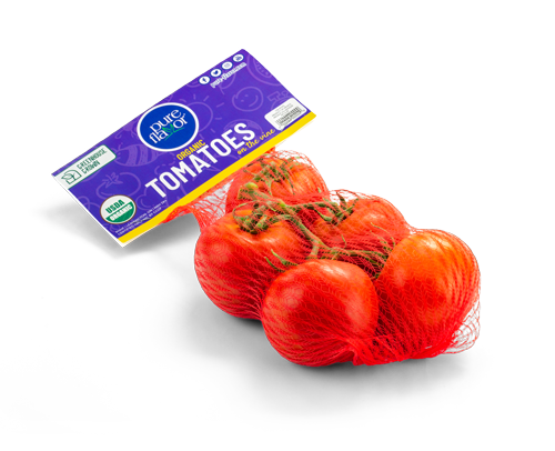 1lb Mesh Bag of Organic Tomatoes On-the-Vine