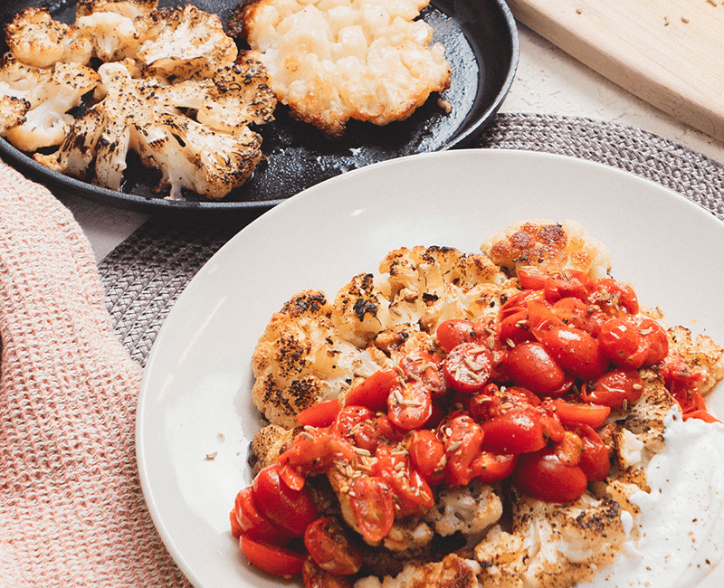 Grilled Cauliflower Steaks