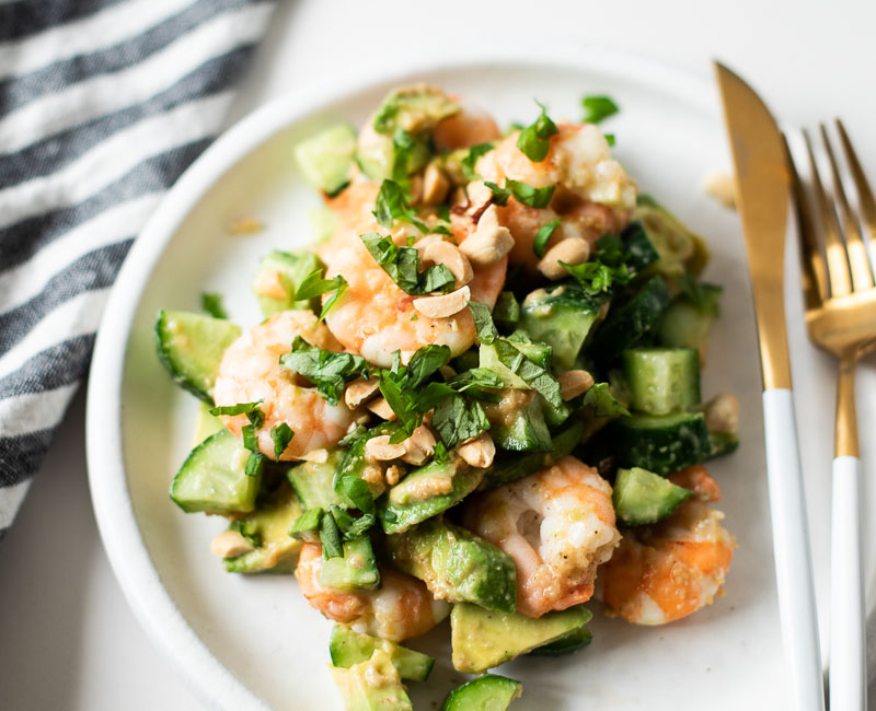 Cucumber Peanut Salad