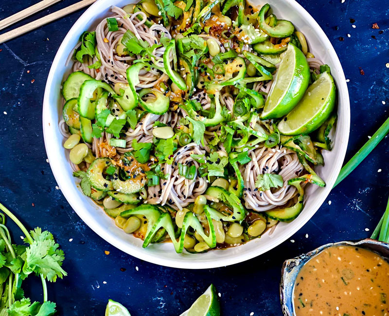 Cucumber and Soba Noodles