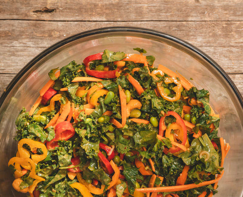 Kale Peanut Salad