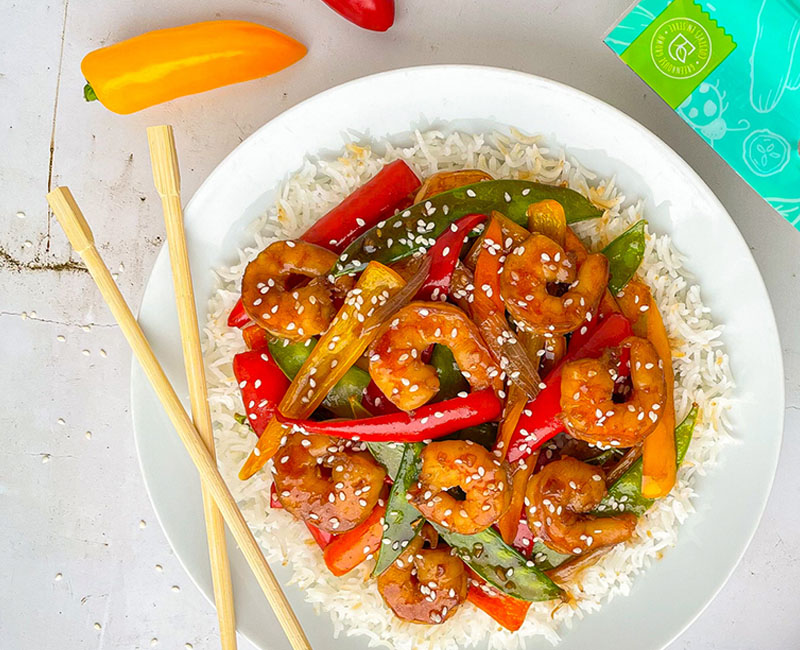 Pepper Shrimp Stir Fry