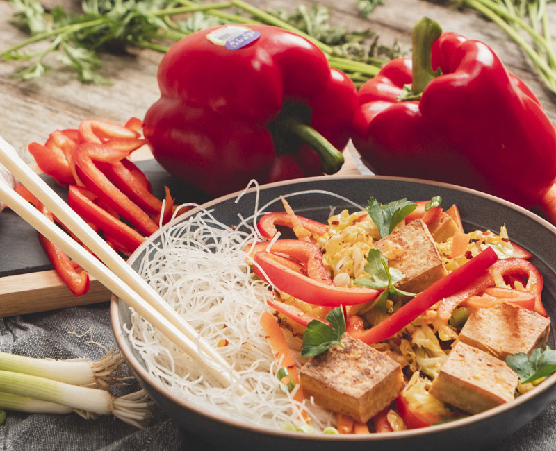 Pepper & Tofu Stir Fry