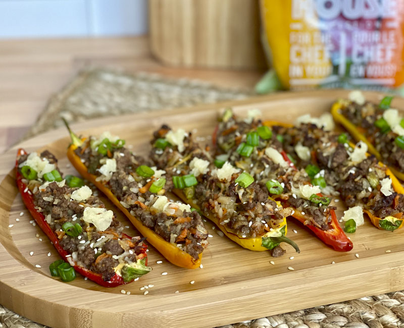 Teriyaki Stuffed Peppers