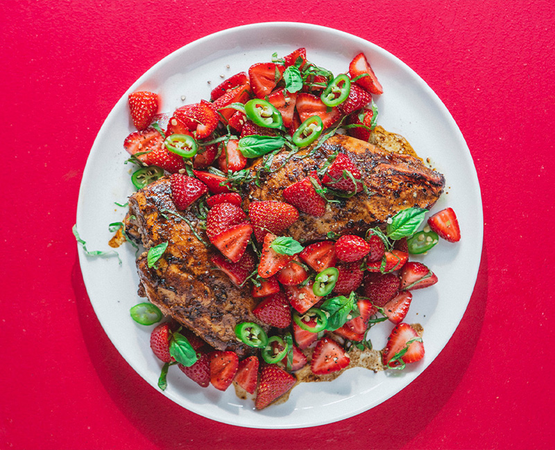 Balsamic Strawberry Chicken