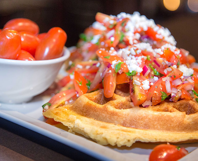 Belgian Waffle Bruschetta