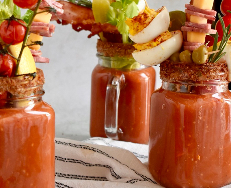 Homemade Bloody Mary Mocktail
