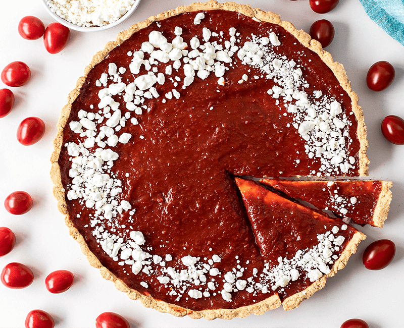 Tomato Chili Jam Tart