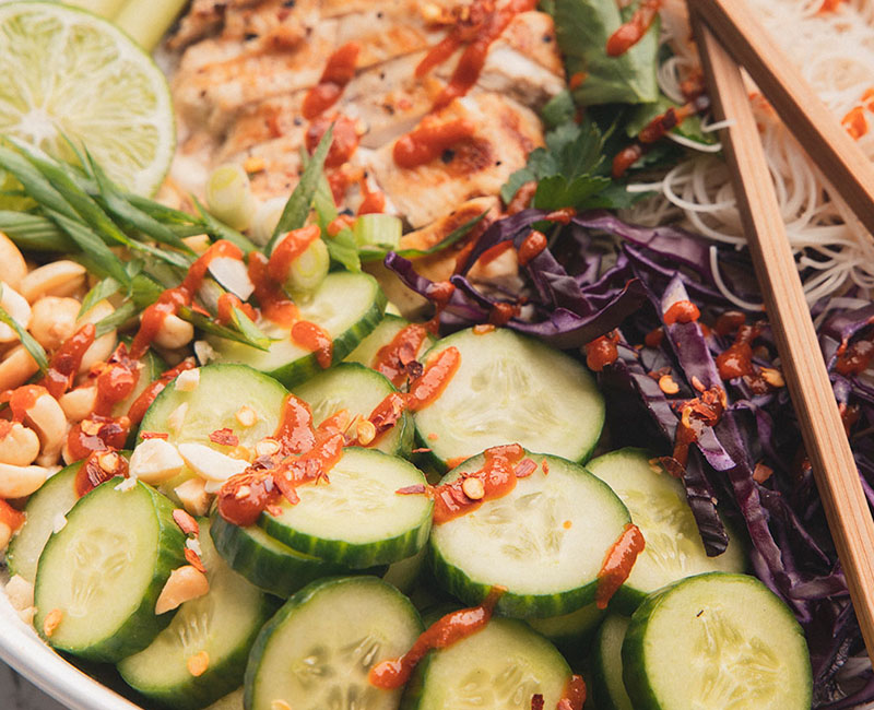 Coconut Cucumber Bowl