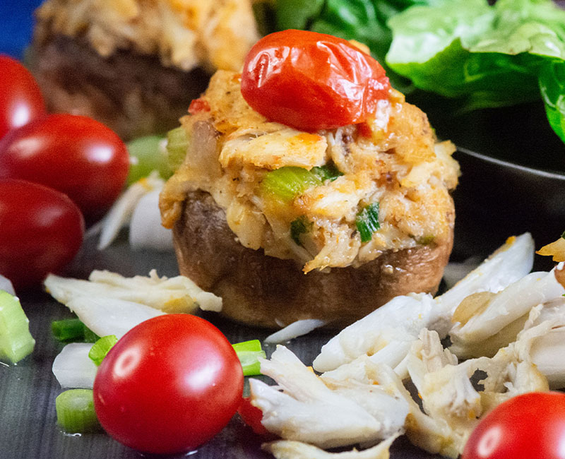 Crab Stuffed Mushrooms