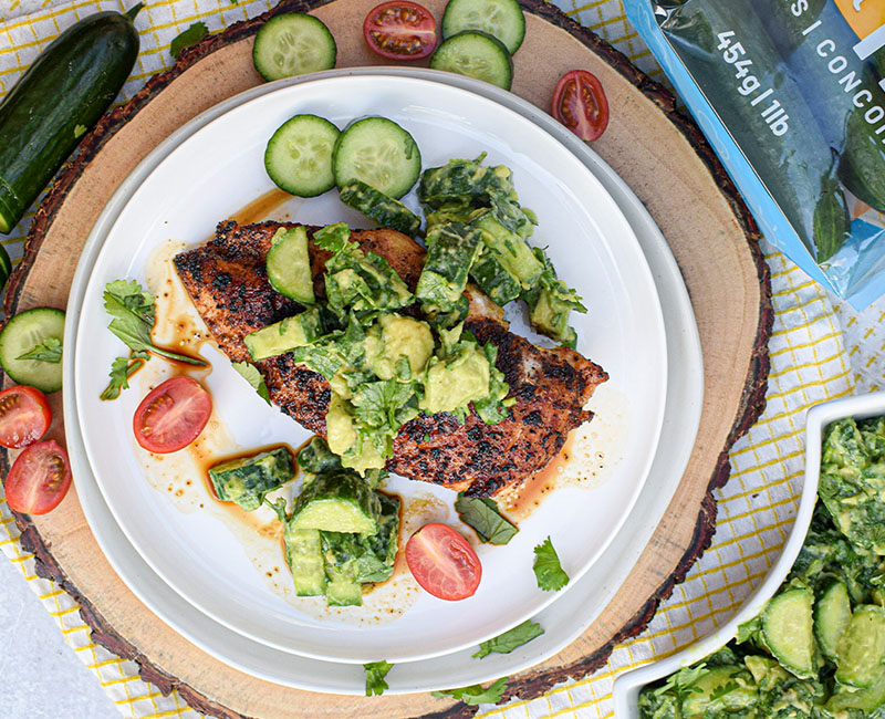 Cucumber Avocado Chicken