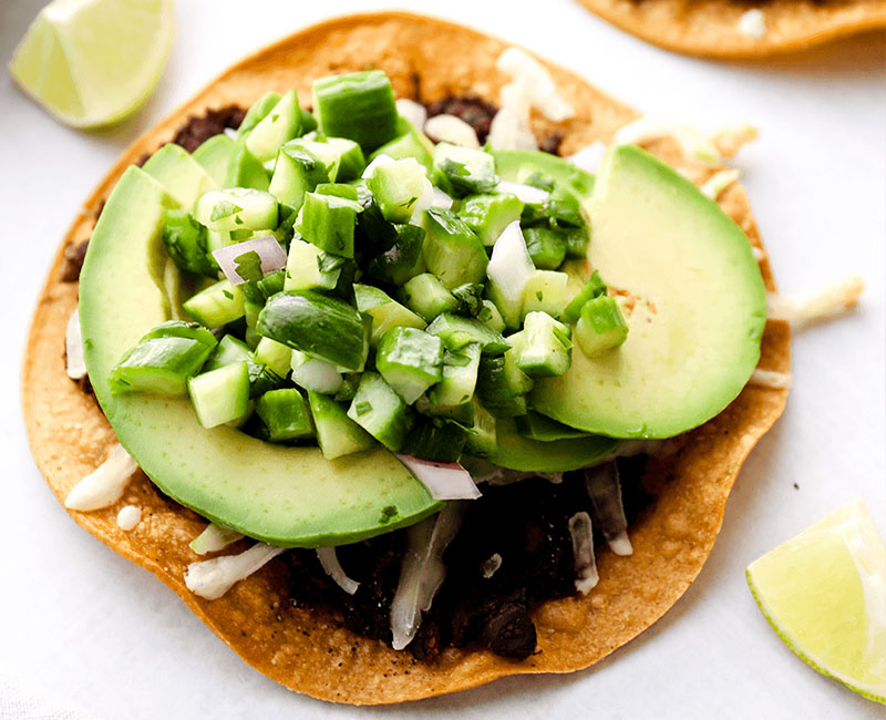 Cucumber Pico Tostadas