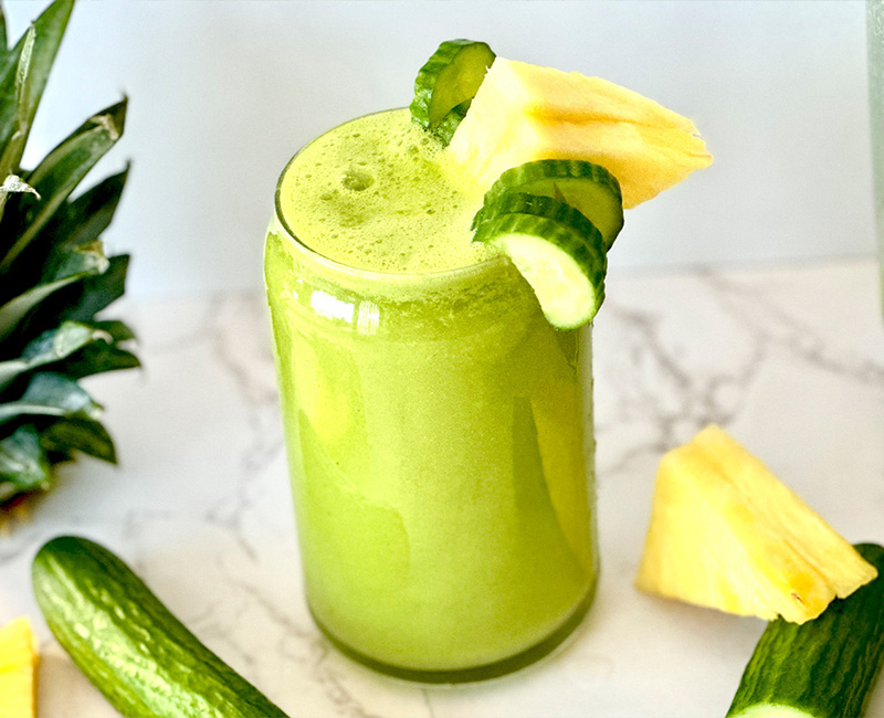 Cucumber Pineapple Smoothie