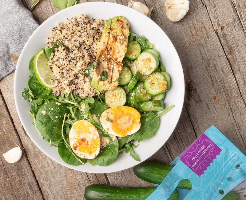 Cucumber Quinoa Bowl