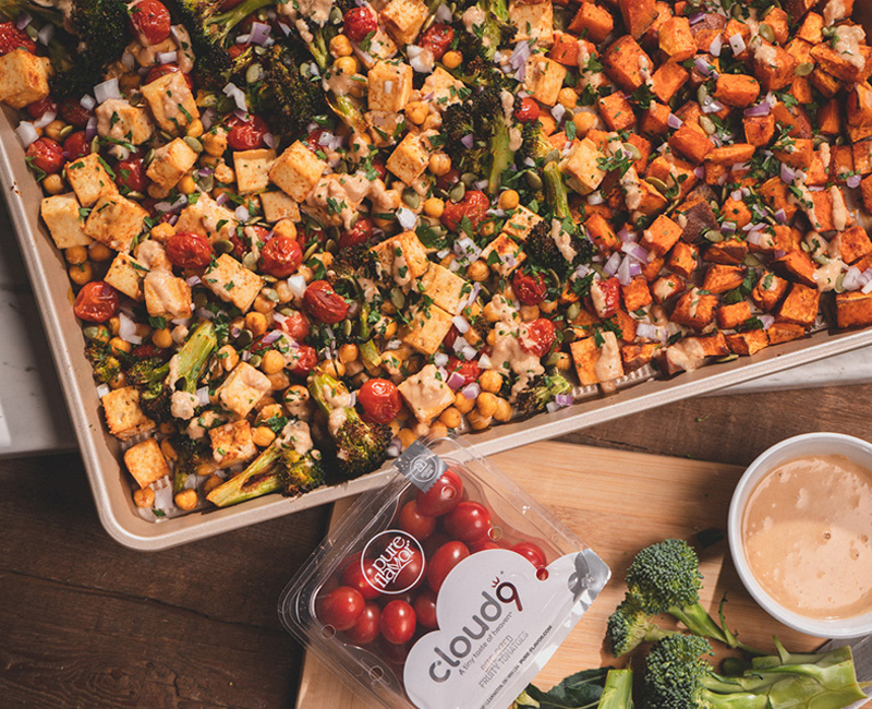 Roasted Tofu and Veggie Bake