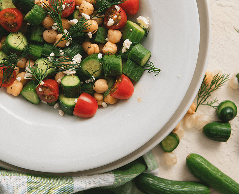 Easy Chickpea Salad