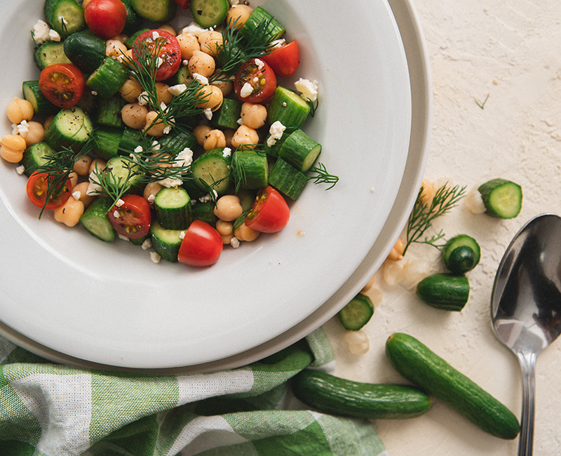 Easy Chickpea Salad