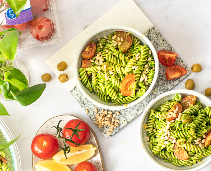 Gluten-Free Pesto Pasta Salad 