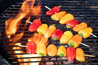 Grilled Aurora Bites Mini Sweet Peppers