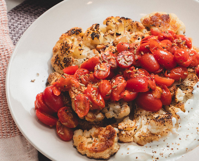 Grilled Cauliflower Steaks