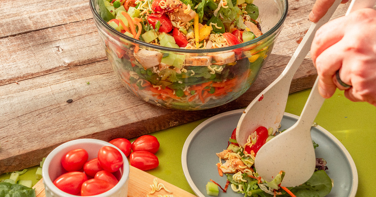 Grilled Chicken Ramen Salad | Pure Flavor®