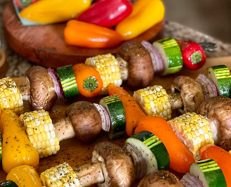 Grilled Veggie Kabobs