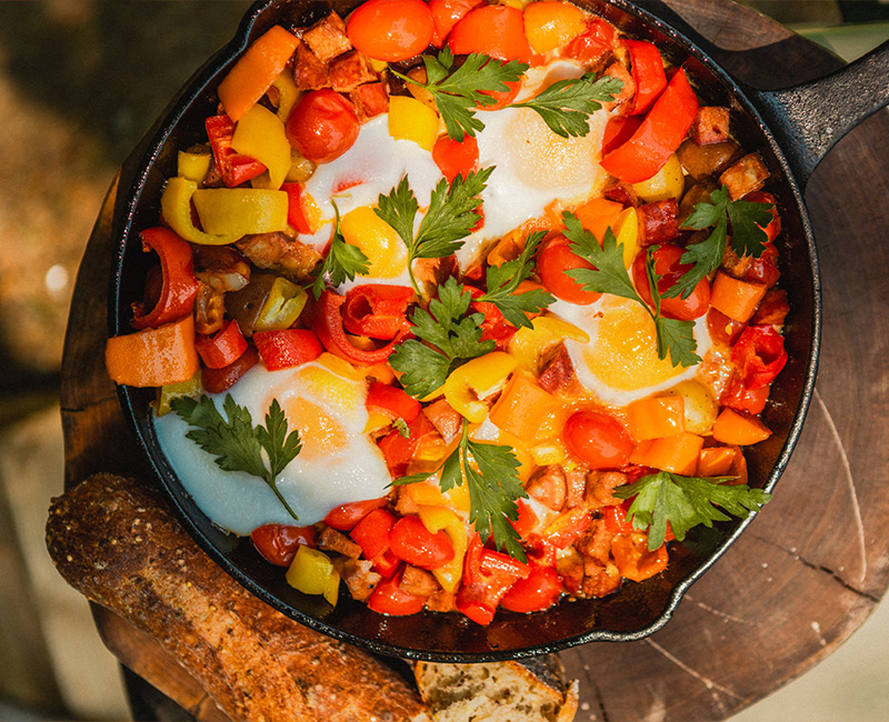 Maple Chorizo Breakfast Skillet