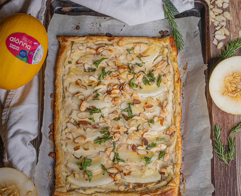 Melon & Ricotta Sheet Pastry