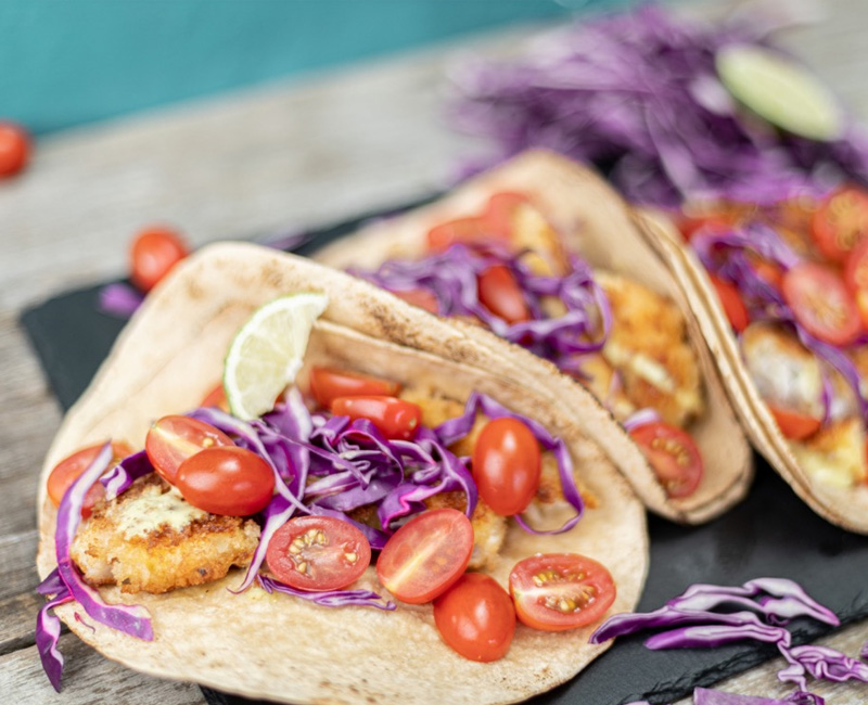 Crusted Fish Tacos