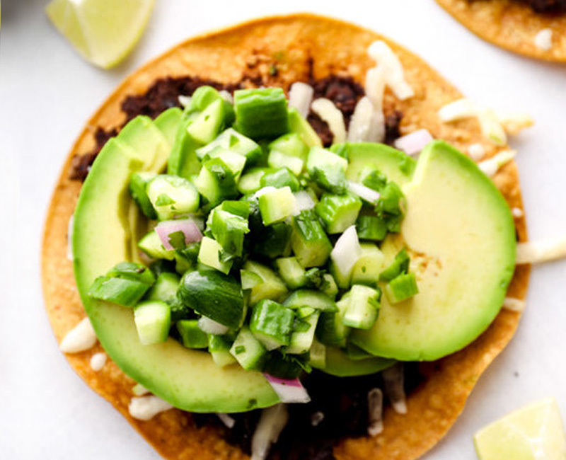 Cucumber Pico Tostadas