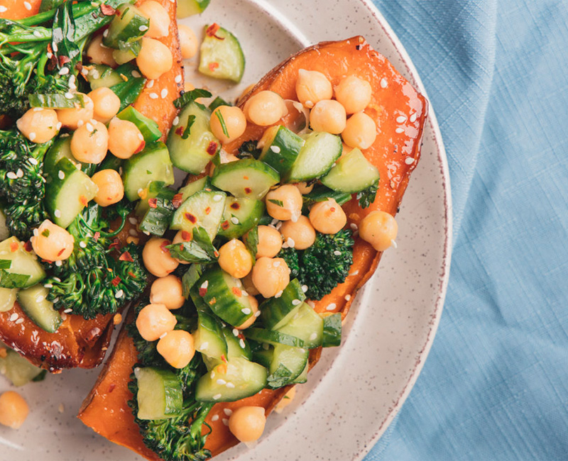 Stuffed Sweet Potatoes