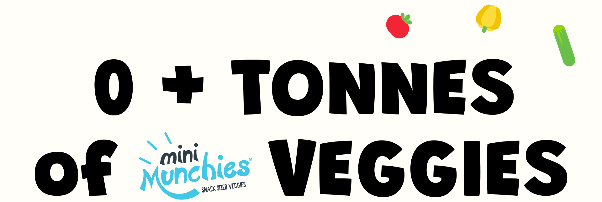 30+ Tonnes of Mini Munchies Veggies donated!