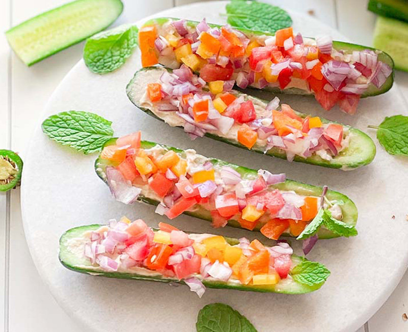 Mediterranean Cucumber Boats