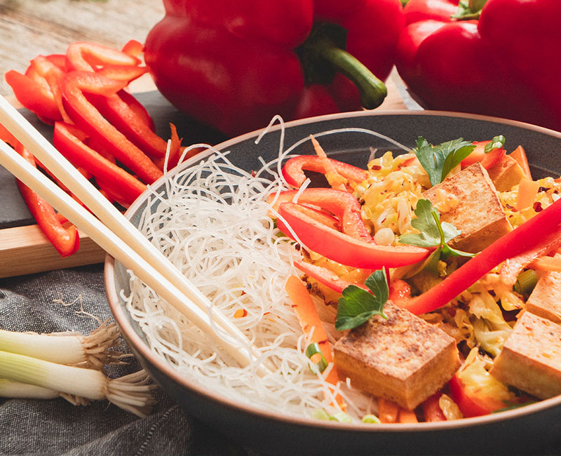 Pepper & Tofu Stir Fry