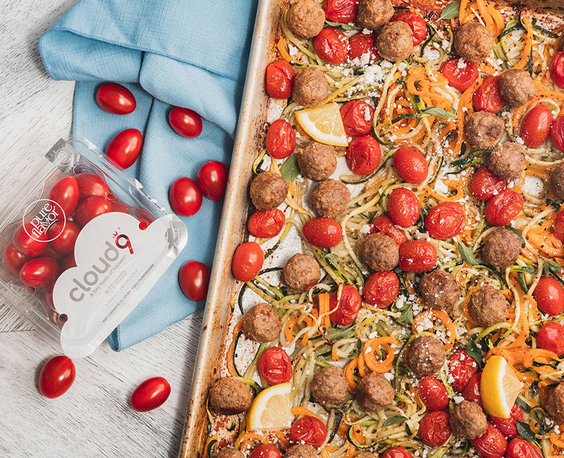 Sheet Pan Greek Meatballs