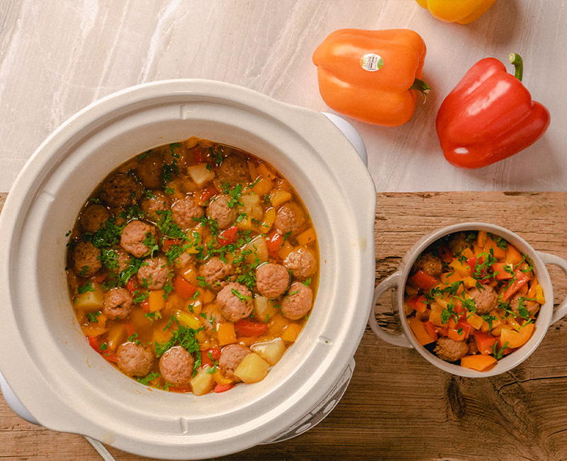 Slow Cooker Sweet and Sour Meatballs