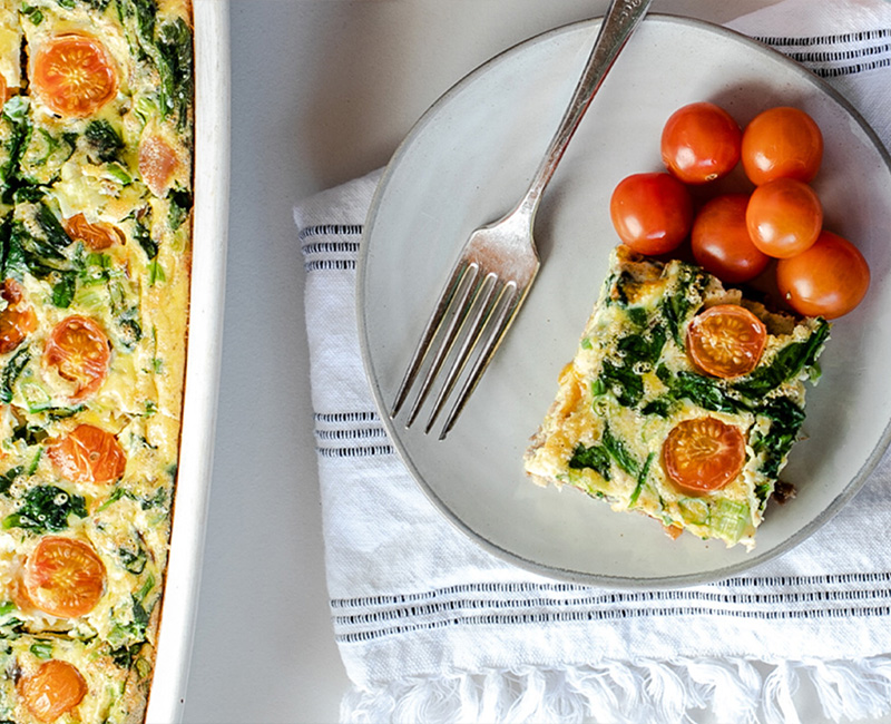 Smoked Salmon Breakfast Casserole