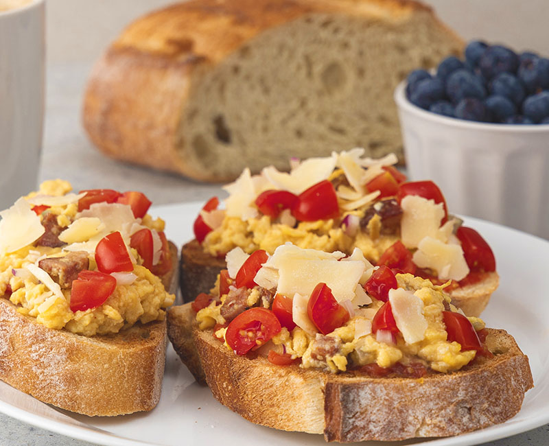 Spanish Breakfast Crostini