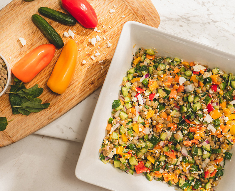 Spring Lentil Salad