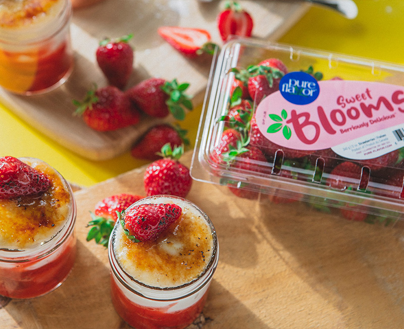 Strawberry Breakfast Brulee