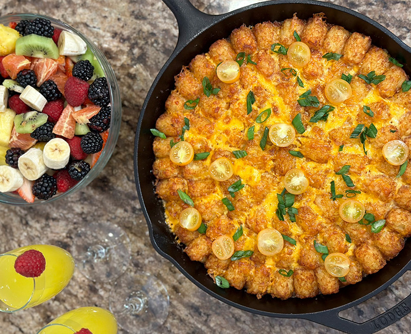 Sunrise Tater Tot Casserole