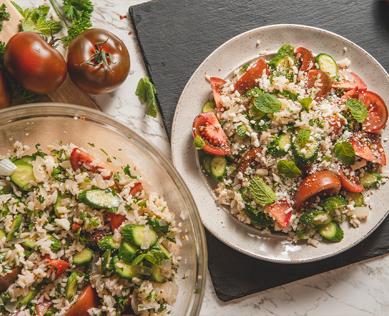 Tomato and Rice Power Bowl