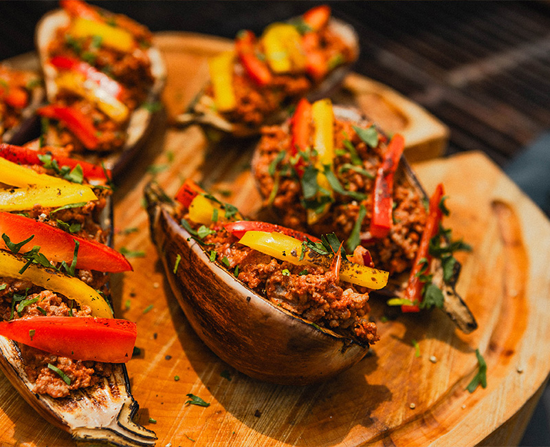 Turkish Stuffed Eggplant