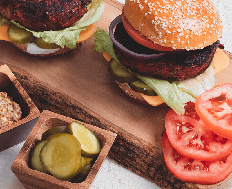 Vegan Beefsteak Burgers